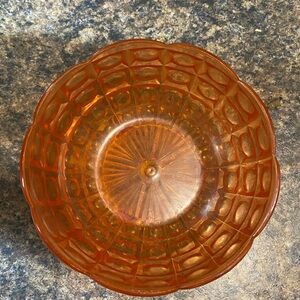 Vintage Orange Plastic Regaline Bowl